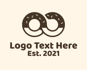 Cracker - Infinity Pretzel Bakery logo design