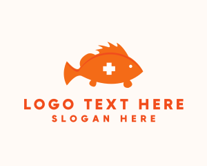 Salmon - Pet Fish Clinic logo design