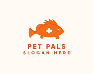 Pet Fish Clinic  logo design