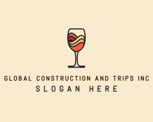 Drink - Wine Glass Drink logo design