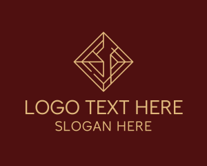 Slim - Premium Geometric Diamond logo design