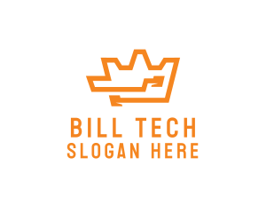 Tech Crown Circuit logo design