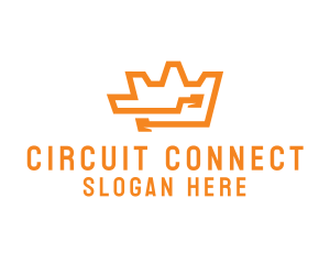 Circuit - Tech Crown Circuit logo design