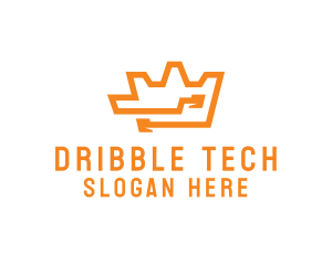 Tech Crown Circuit logo design