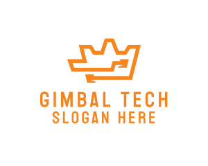 Tech Crown Circuit logo design