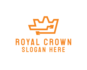 Crown - Tech Crown Circuit logo design