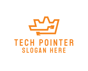 Tech Crown Circuit logo design