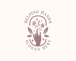 Hands - Hands Flower Decorator logo design