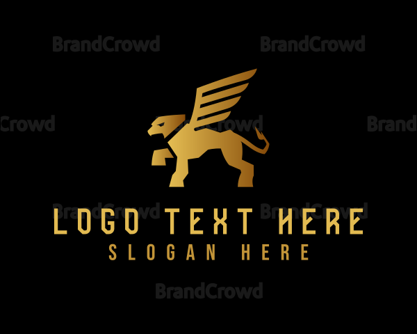 Griffin Minimalist Gold Logo