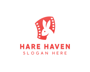 Hare - Bunny Rabbit Film logo design