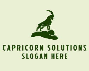 Capricorn Zodiac Animal  logo design