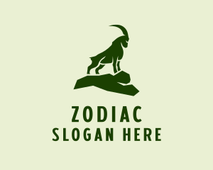 Capricorn Zodiac Animal  logo design