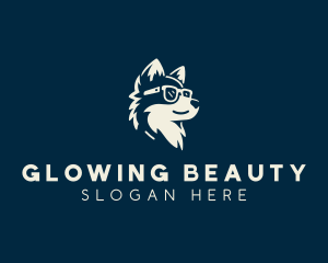 Kennel - Sunglasses Puppy Dog logo design