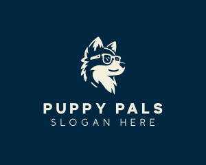 Sunglasses Puppy Dog logo design