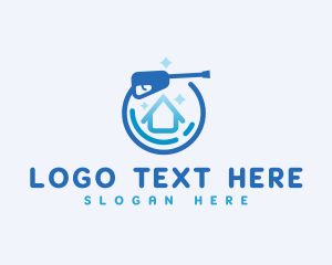 Home Cleaning - Circle Water House logo design