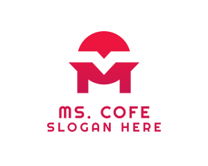 Oriental Asian Letter M Business logo design