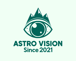 Vision Mountain Eye logo design