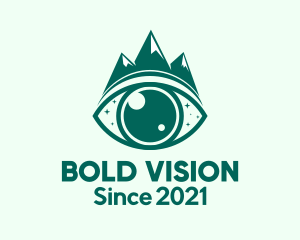 Vision Mountain Eye logo design