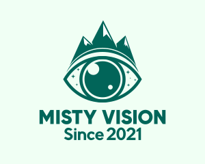 Vision Mountain Eye logo design