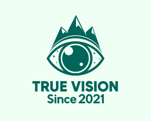 Vision Mountain Eye logo design