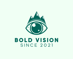 Vision Mountain Eye logo design