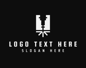 Steel - Industrial Laser Engraving logo design