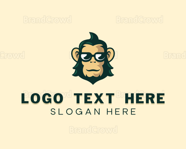 Cool Shades Monkey Logo
