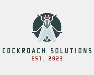 Cockroach - Housefly Pest Control logo design