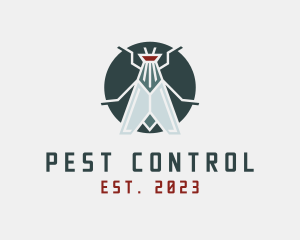 Housefly Pest Control logo design