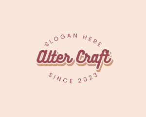 Retro Store Fashion logo design