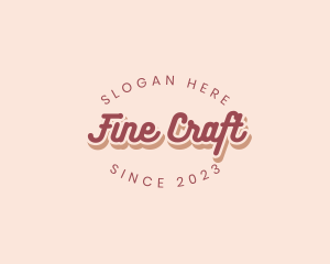 Retro Store Fashion logo design