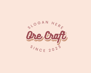 Retro Store Fashion logo design