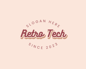 Retro Store Fashion logo design