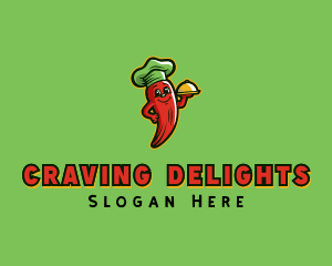 Craving - Chili Chef Restaurant logo design