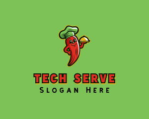 Server - Chili Chef Restaurant logo design
