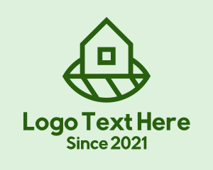 Home Builder - Sustainable Eco Home logo design