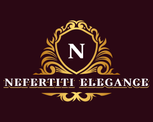 Luxury Ornamental Shield logo design