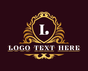 Vintage - Luxury Ornamental Shield logo design