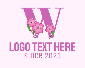 Florist - Florist Letter W logo design