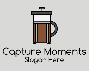 Espresso Machine - Coffee Maker Line Art logo design