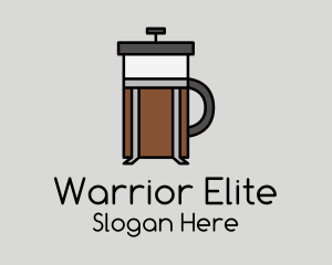 Cappuccino - Coffee Maker Line Art logo design