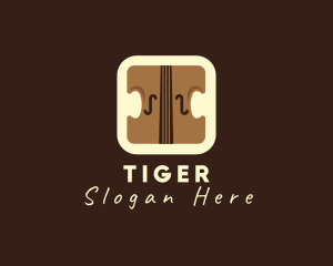 Concert - Violin Mobile Application logo design
