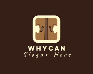 Musical - Violin Mobile Application logo design