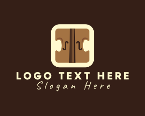 Digital - Violin Mobile Application logo design