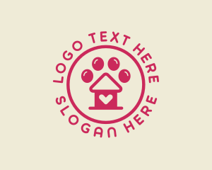 Pet Shop - Paw Veterinary Kennel logo design