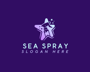 Star Spray Cleaner logo design