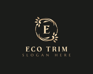 Eco Floral Ornament logo design