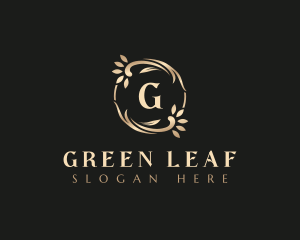 Eco Floral Ornament logo design