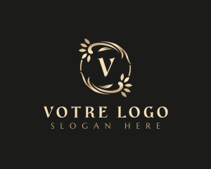 Vip - Eco Floral Ornament logo design