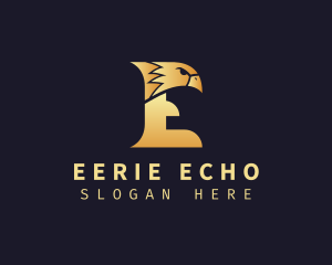 Eagle Head Letter E logo design